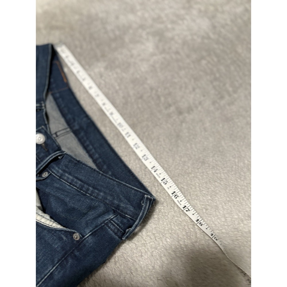 Levi's 514 Mens Size 32x34 Slim Straight Denim Blue Jeans Pants Stretch Pockets - Picture 6 of 9